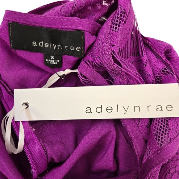 NWT Adelyn Rae Lace Overlay Fit & Flare Sleeveless Dress Size Small - Picture 3 of 7